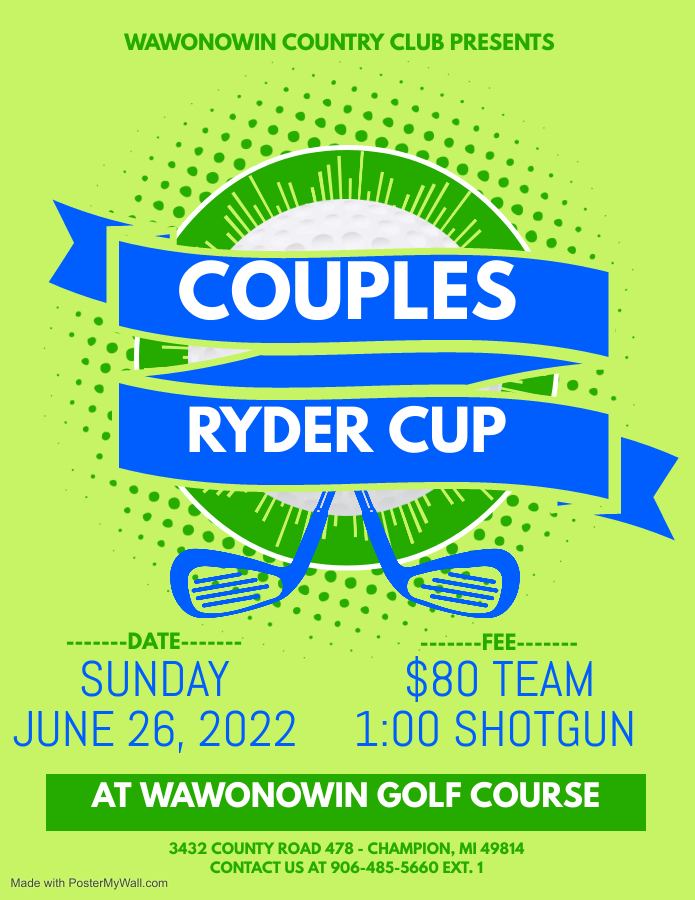 Couples ryder cup 2022 wawonowin country club